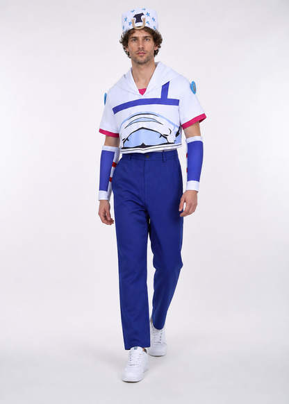 Johnny Joestar Cosplay Costume with Pants and Hat Costume Headwear detail 2