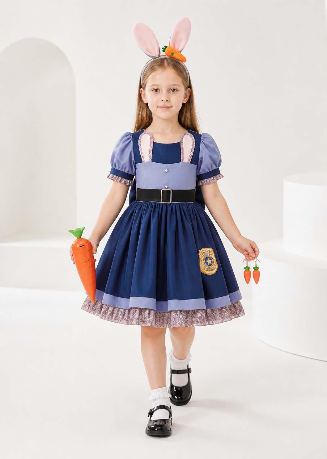Children's Police Bunny Costume for Halloween