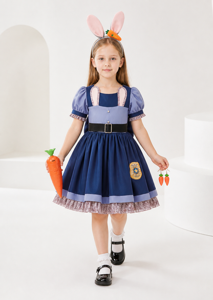 Children's Police Bunny Costume for Halloween