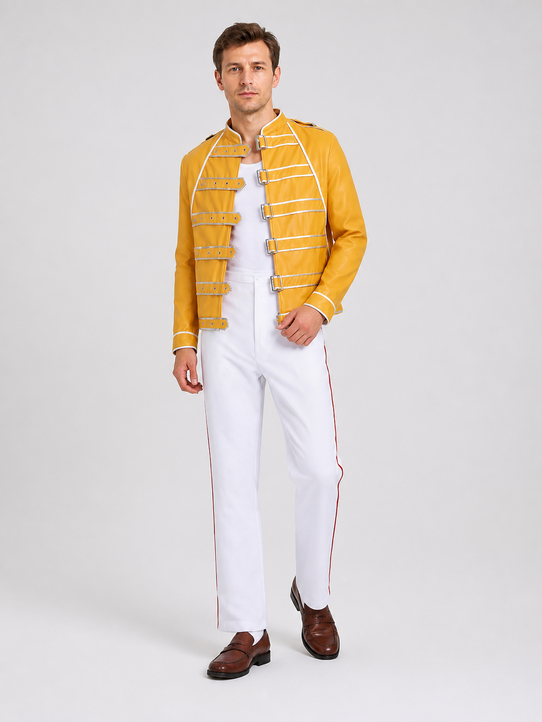 Freddie from Queen Costume for Cosplay and Stage Performance Costumes detail 2