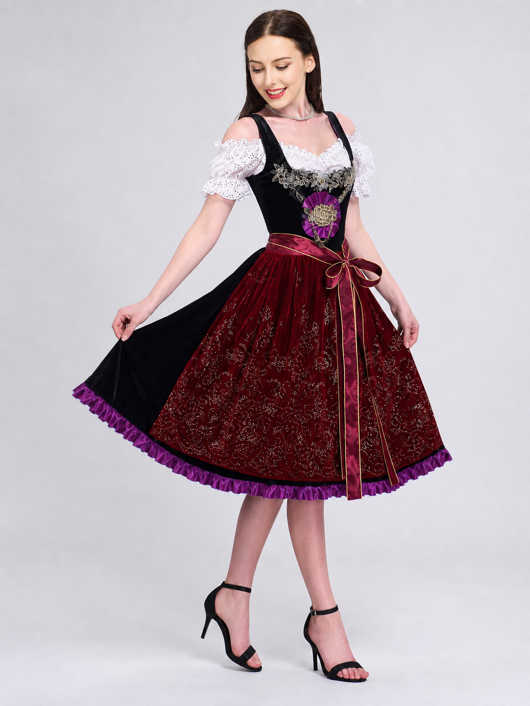 Ethnic-Style Costume Dress with Bow Costume Dresses detail 2