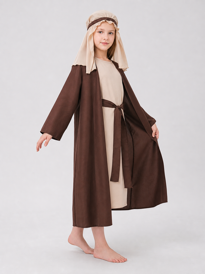 Biblical Elder Costume with Robe and Beard