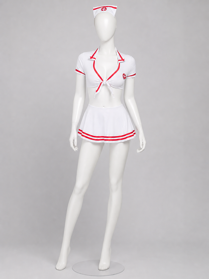 Medical Costume with Red Details, Set