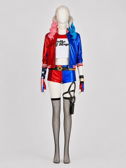Harley Quinn Costume, Cosplay and Halloween Costume Set Costumes detail 2