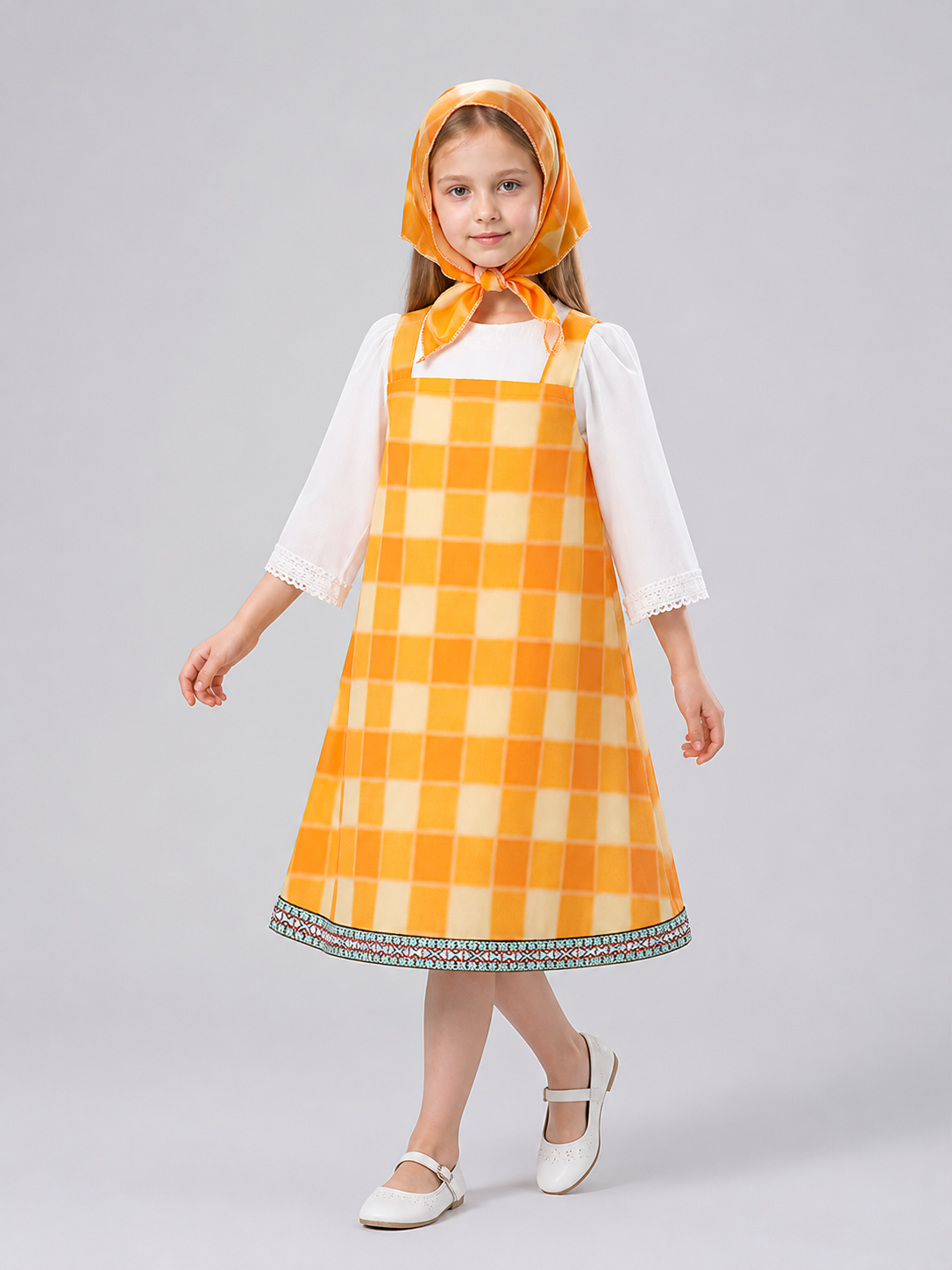 Little Red Riding Hood Costume: Dress with Cape