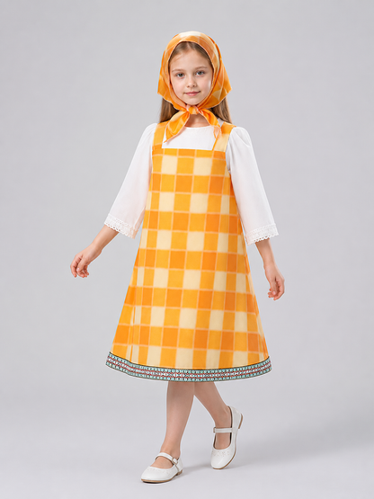 Little Red Riding Hood Costume: Dress with Cape