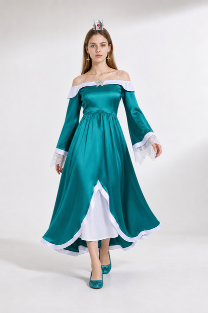 Princess Costume Dress with Crown and Accessories Costume Dresses detail 2