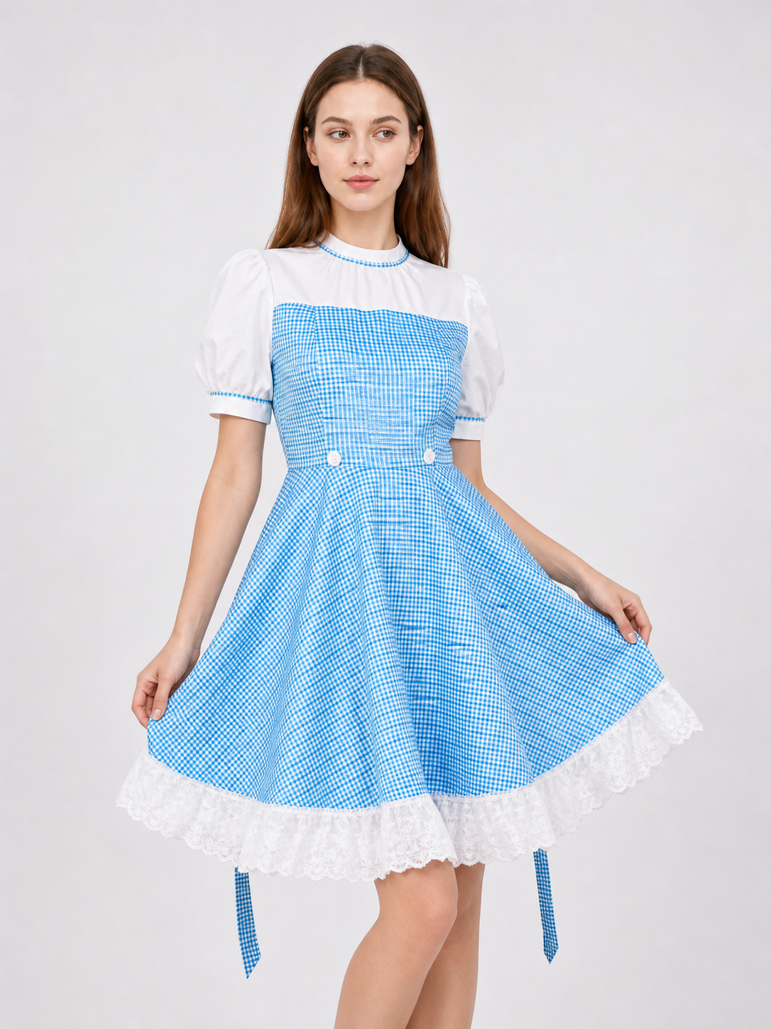 Dorothy Plaid Dress for Cosplay and Stage