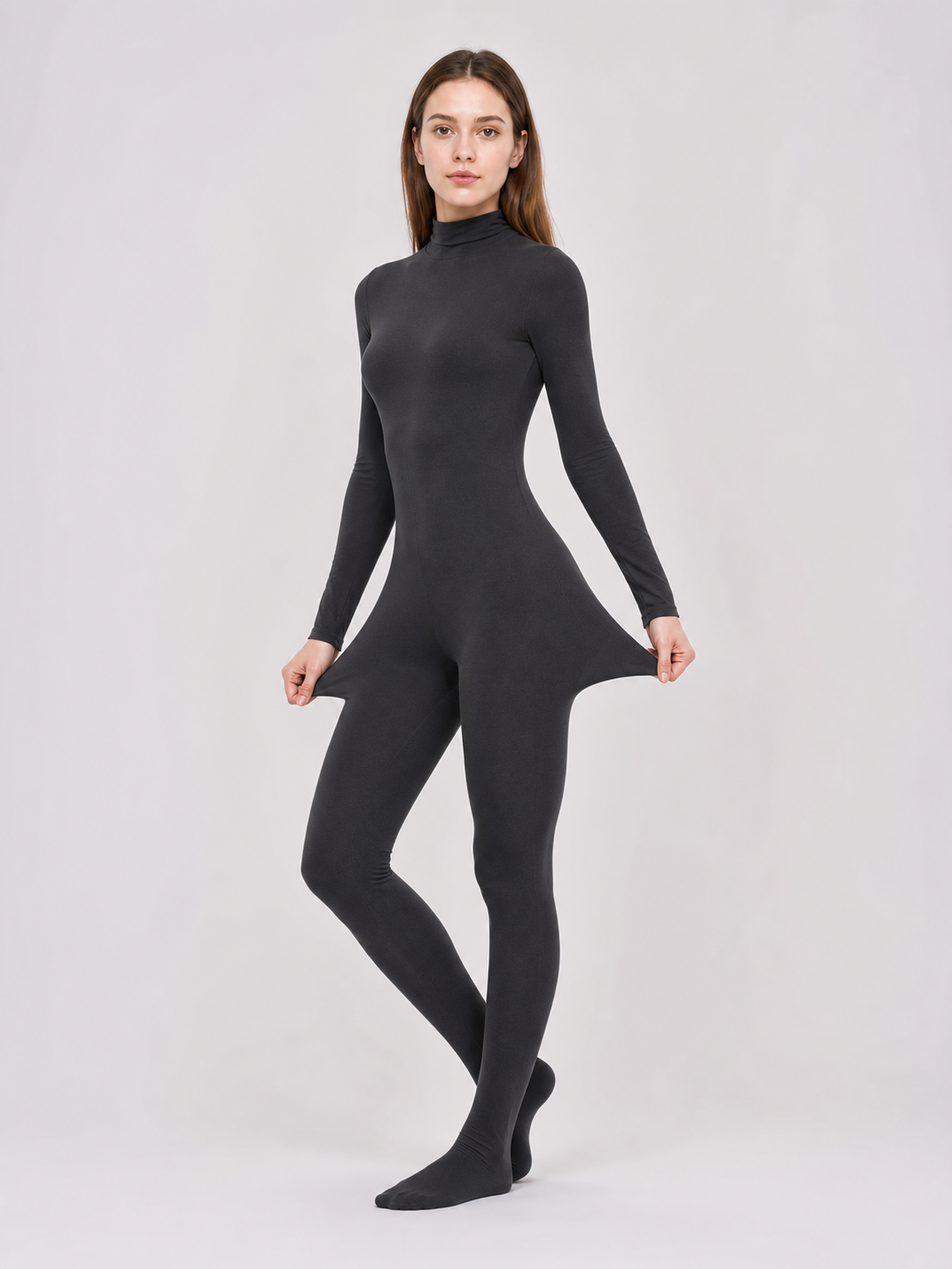 Full-Body Black Invisibility Costume for Cosplay and Stage Performances
