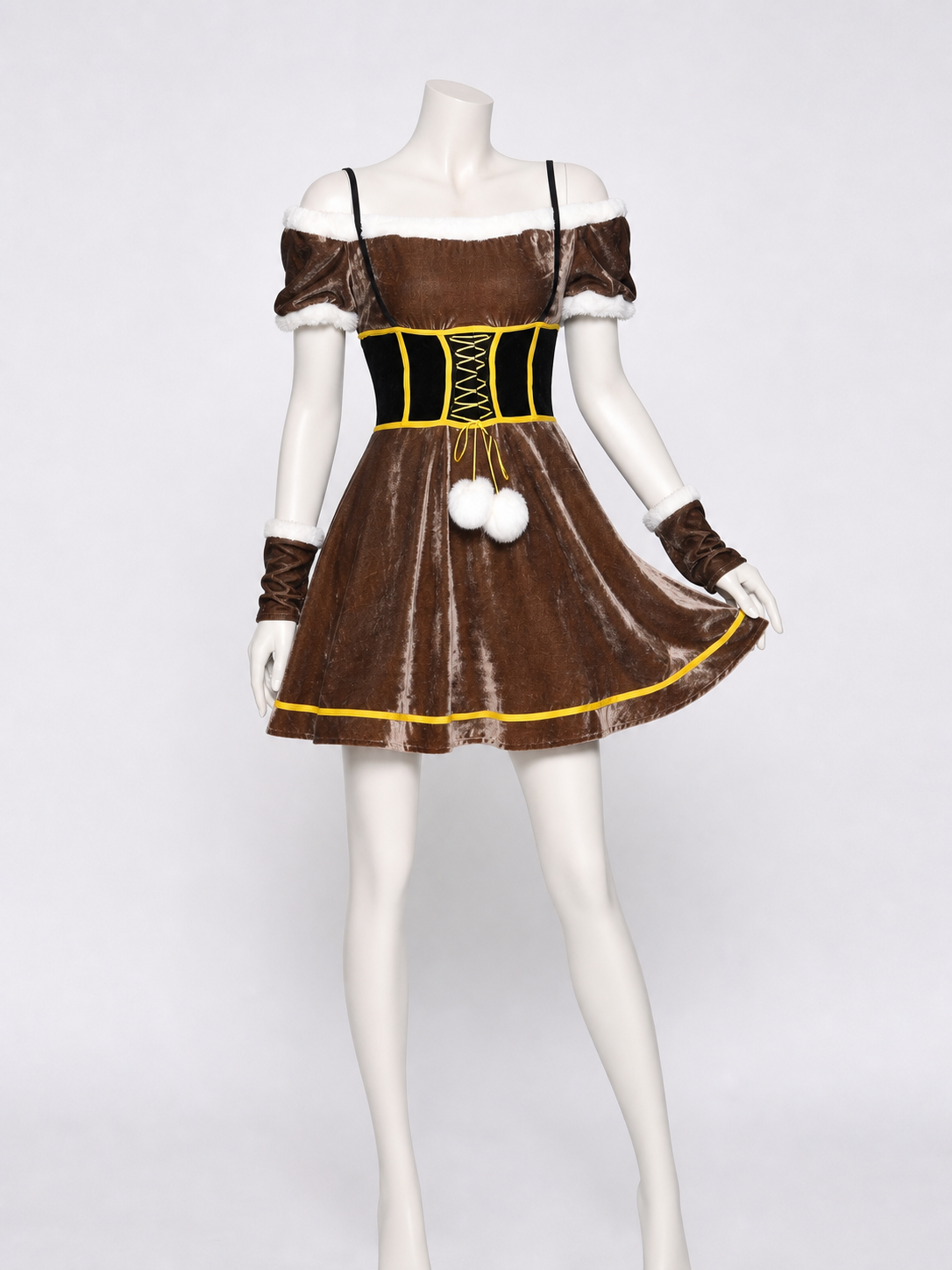 Deer Costume with Antlers for Cosplay and Performances