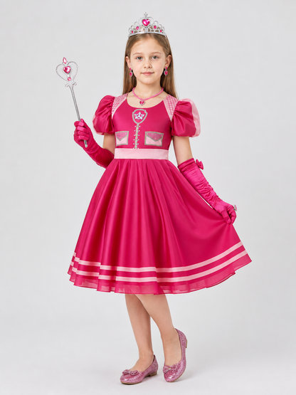 Poofy Princess Dress with Crown and Accessories Costume Dresses detail 2