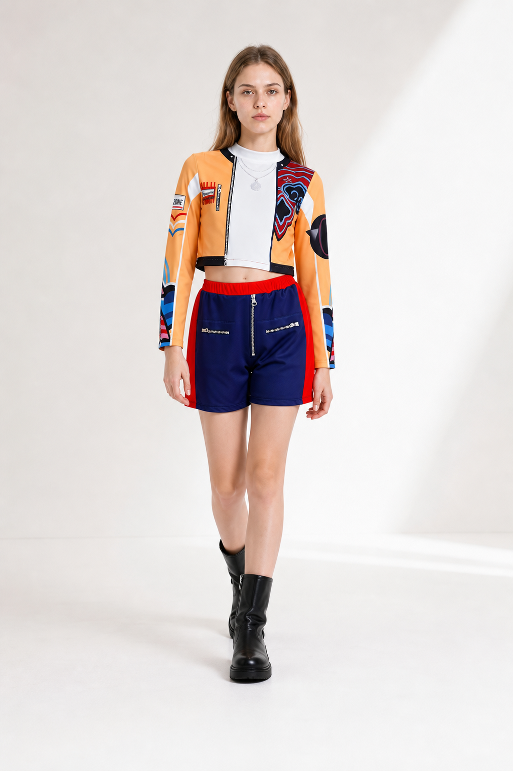 Long-Sleeve Cosplay Costume with Shorts Costumes detail