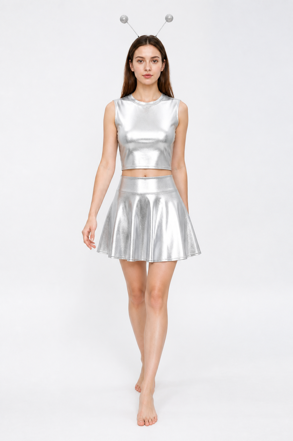 Silver Stage Costume with Antenna Costumes detail 2