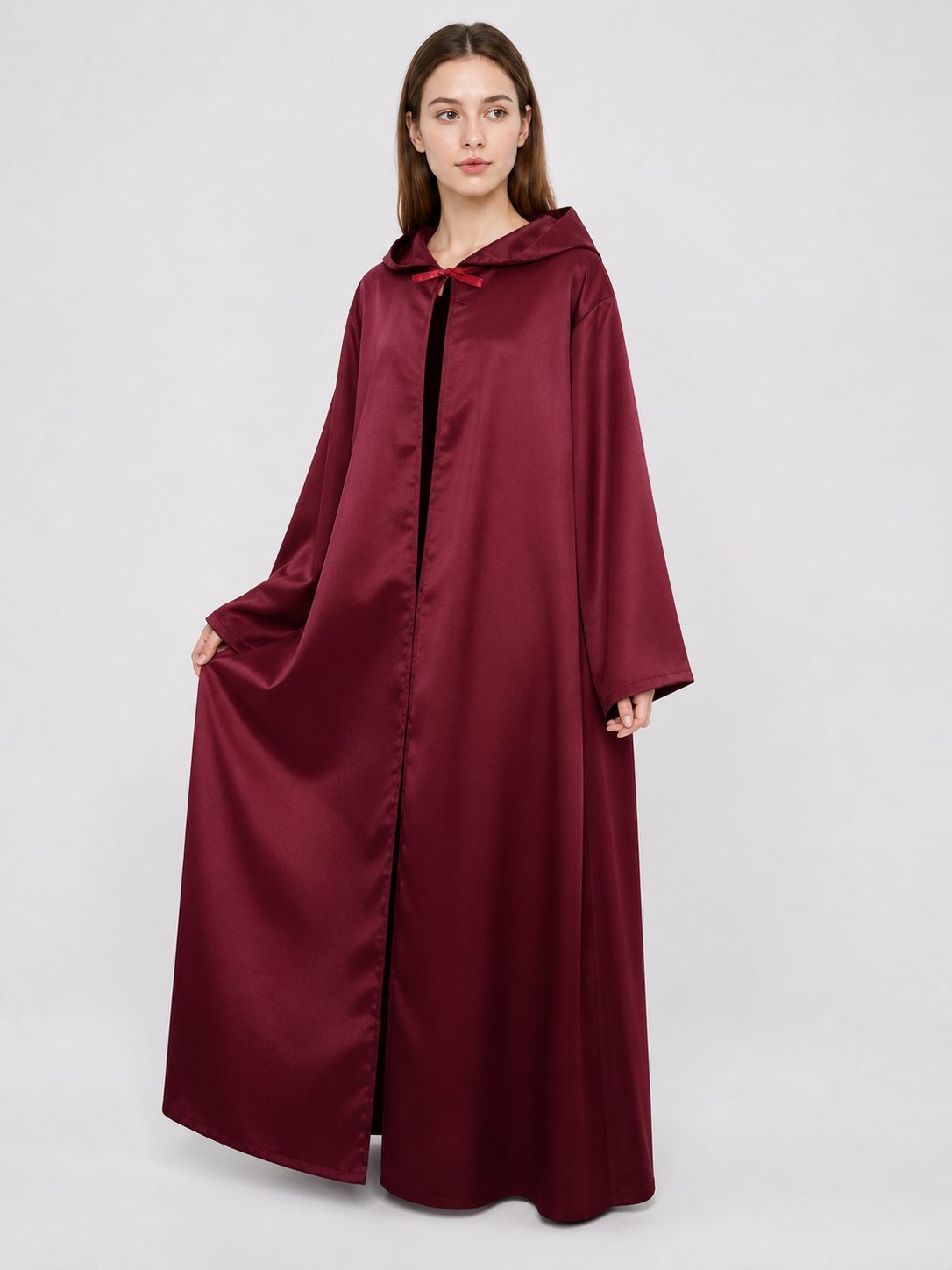 Hooded Cosplay Cloak, Burgundy