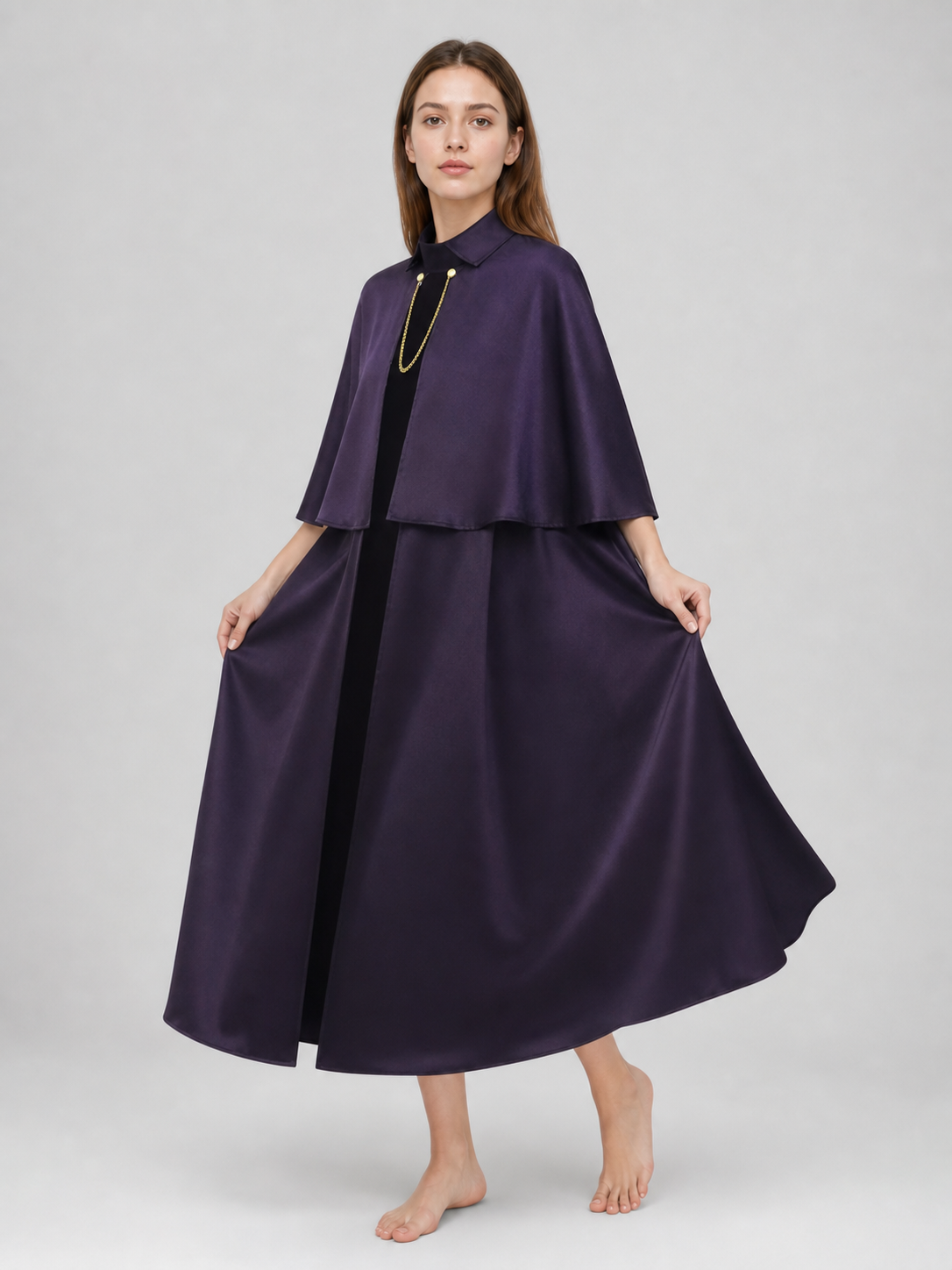 Gothic Cloak Cape for Halloween Cosplay