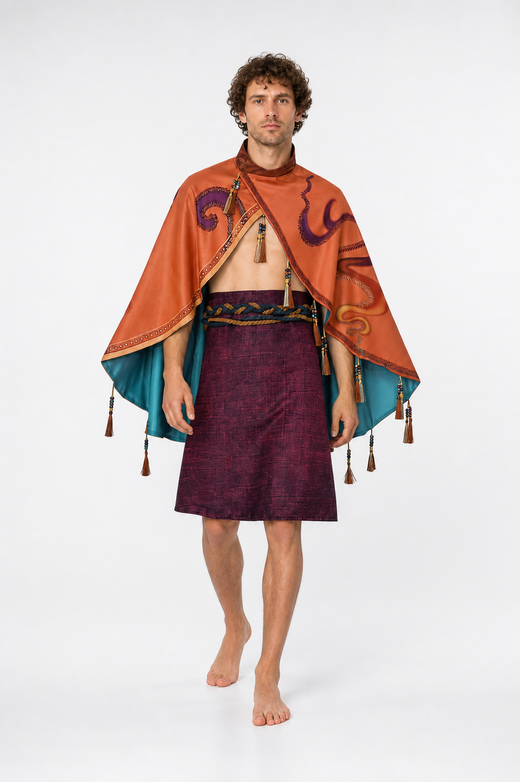 Avatar Cosplay Costume with Cape and Belt Costume Capes detail 2