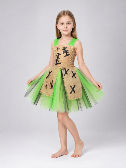 Halloween Costume Dress with Tutu Skirt