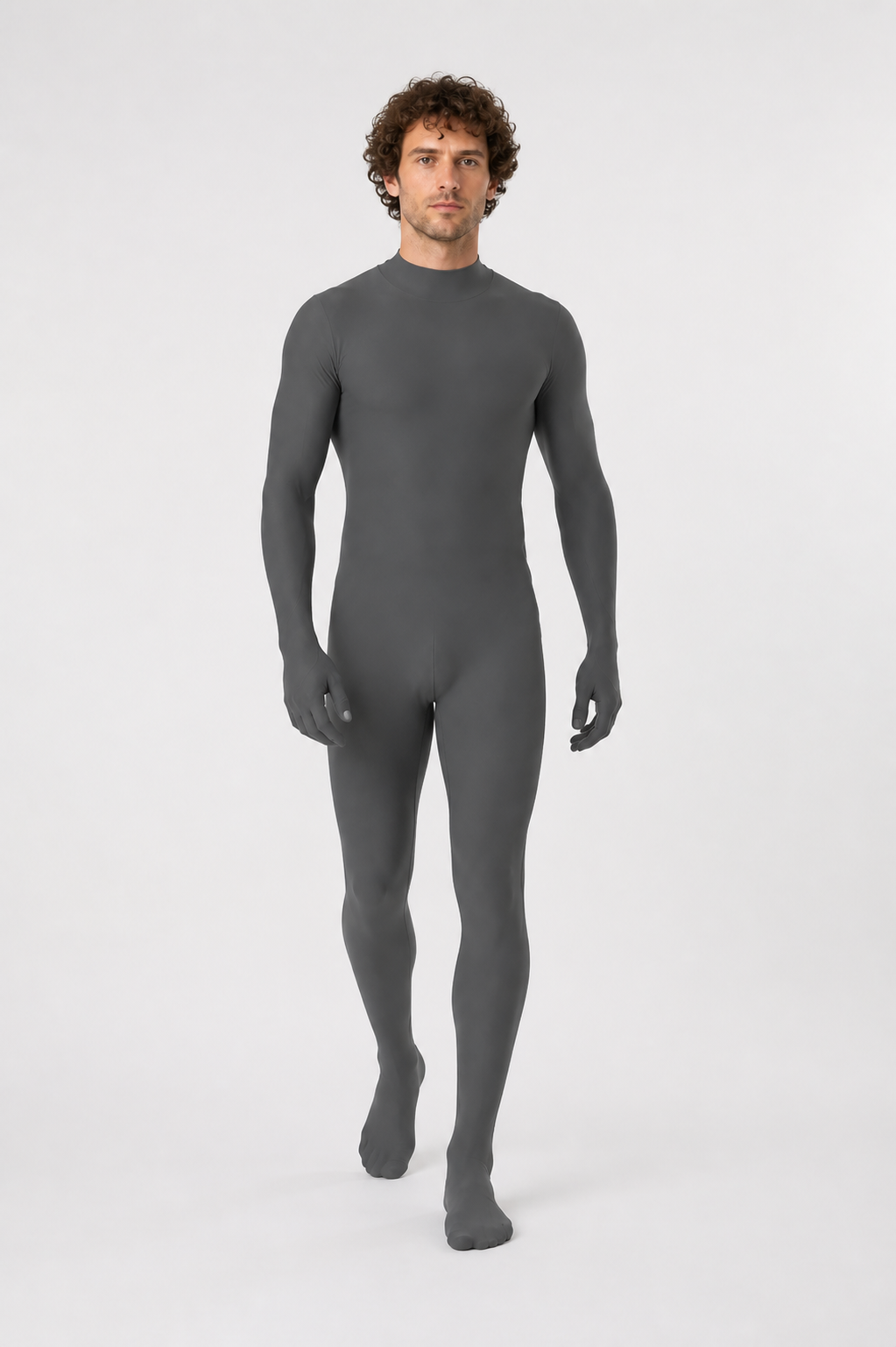 Zentai jumpsuit with covered hands and feet