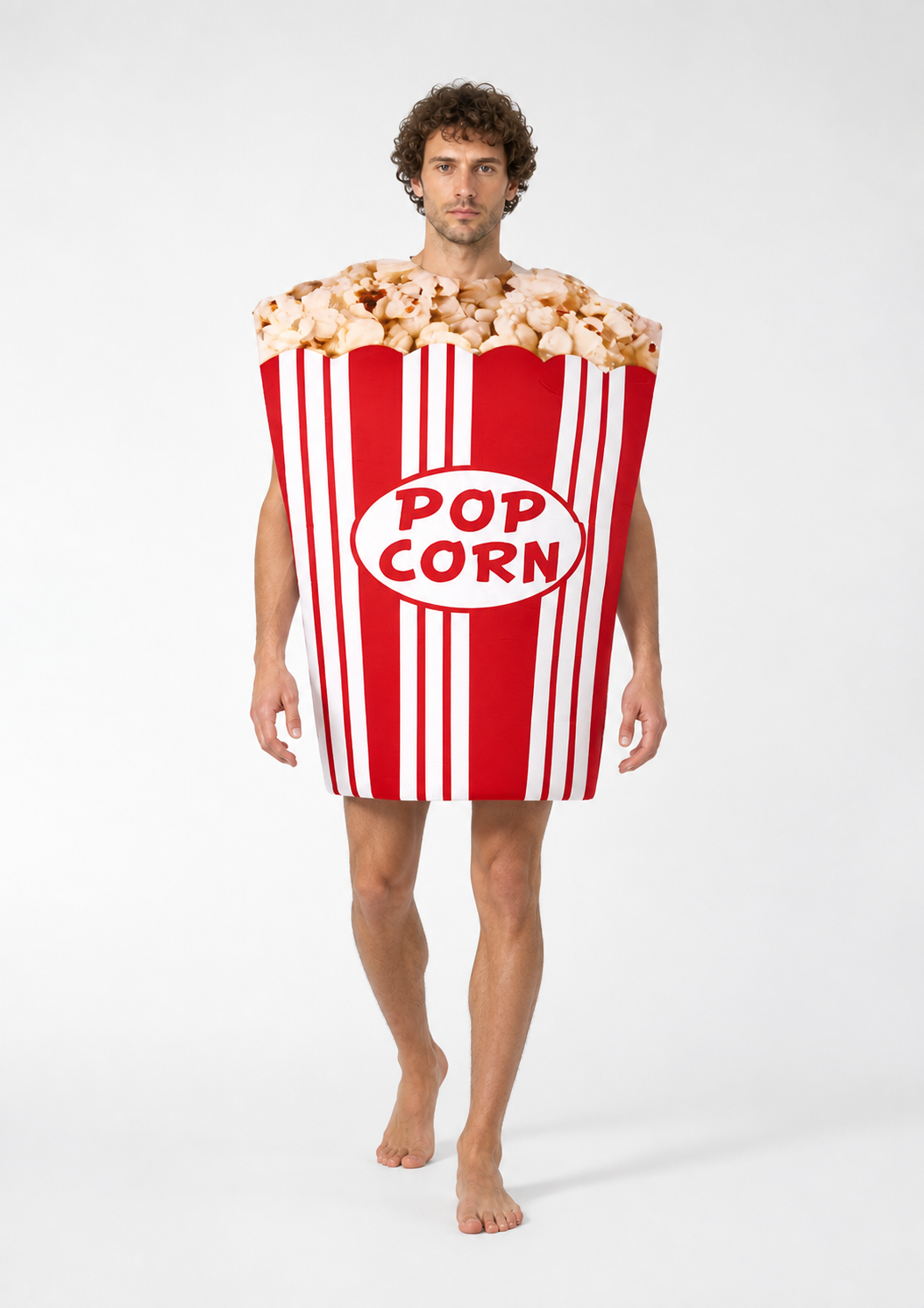 Voluminous Sleeveless Popcorn Costume