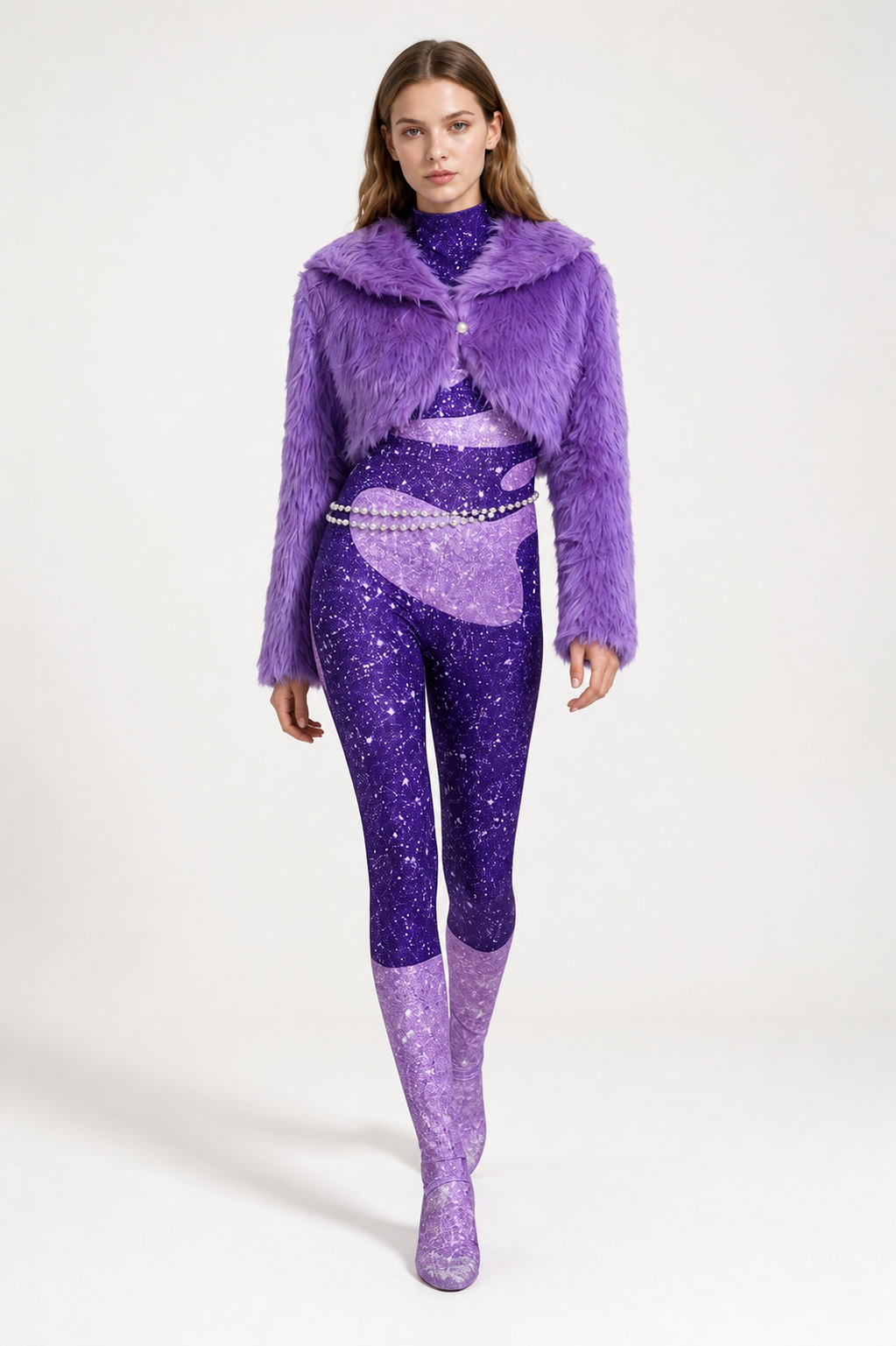 Character Costume: Jumpsuit, Cape, and Chain Costume Capes detail 2