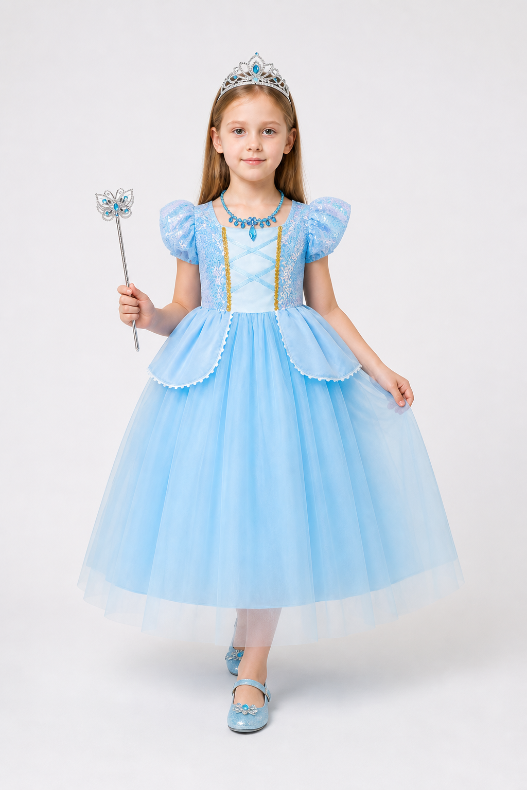 Cinderella Princess Costume with Accessories Costume Accessories detail 2
