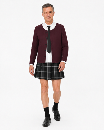 Cosplay Costume: Cardigan, Shirt, Tie, Skirt Costumes detail 2
