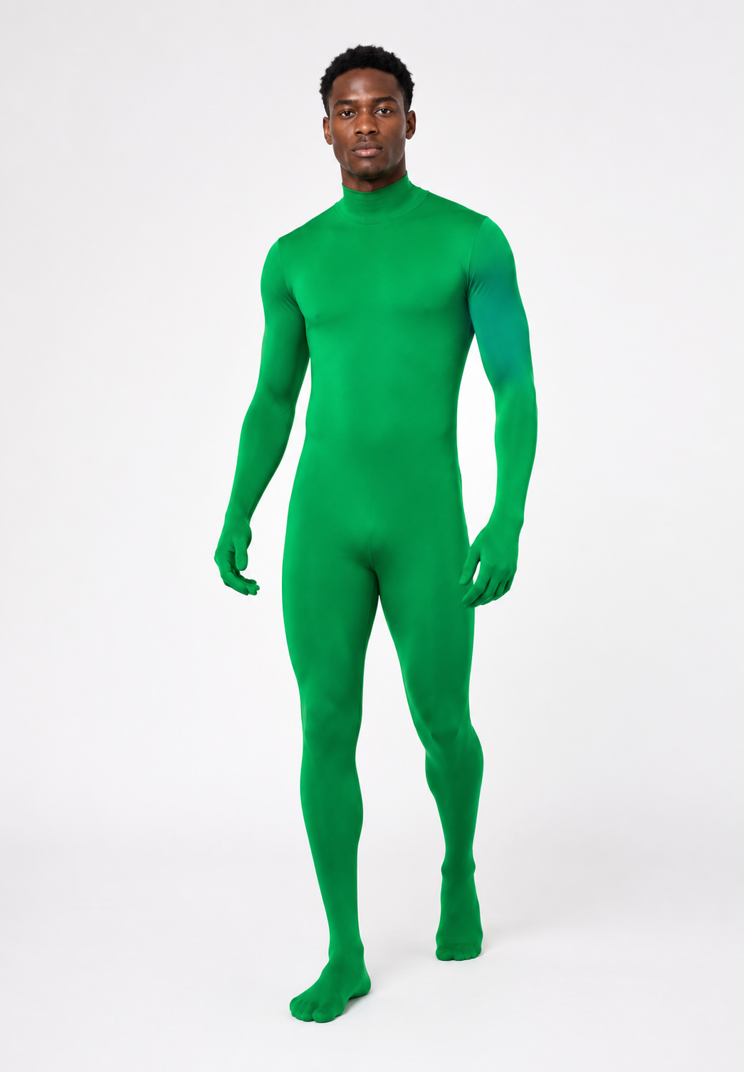 Kids' Green Hooded Halloween Jumpsuit
