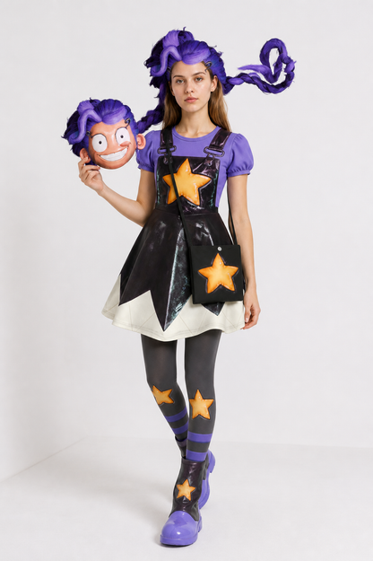 Children's Carnival Costume Character: Dress, Mask, and Bag Costume Dresses detail 2