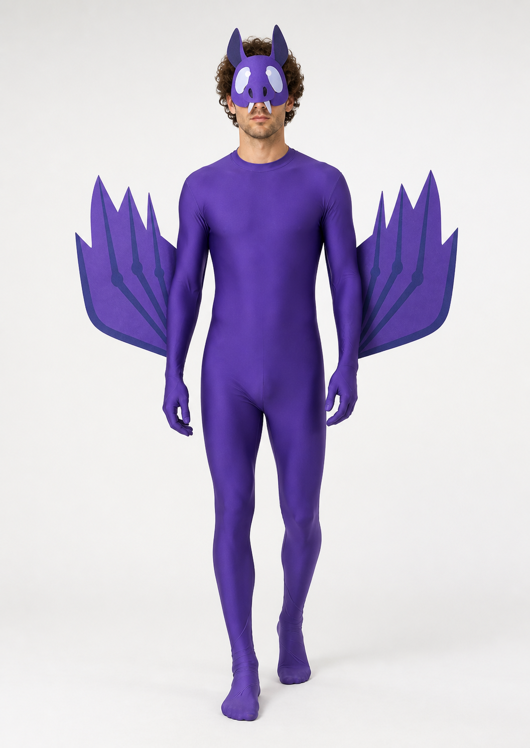 Monster Cosplay Costume with Mask and Wings Costume Masks detail 2
