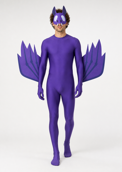 Monster Cosplay Costume with Mask and Wings Costume Masks detail 2