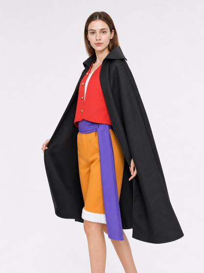 Luffy Cosplay Set from Wano with Cape