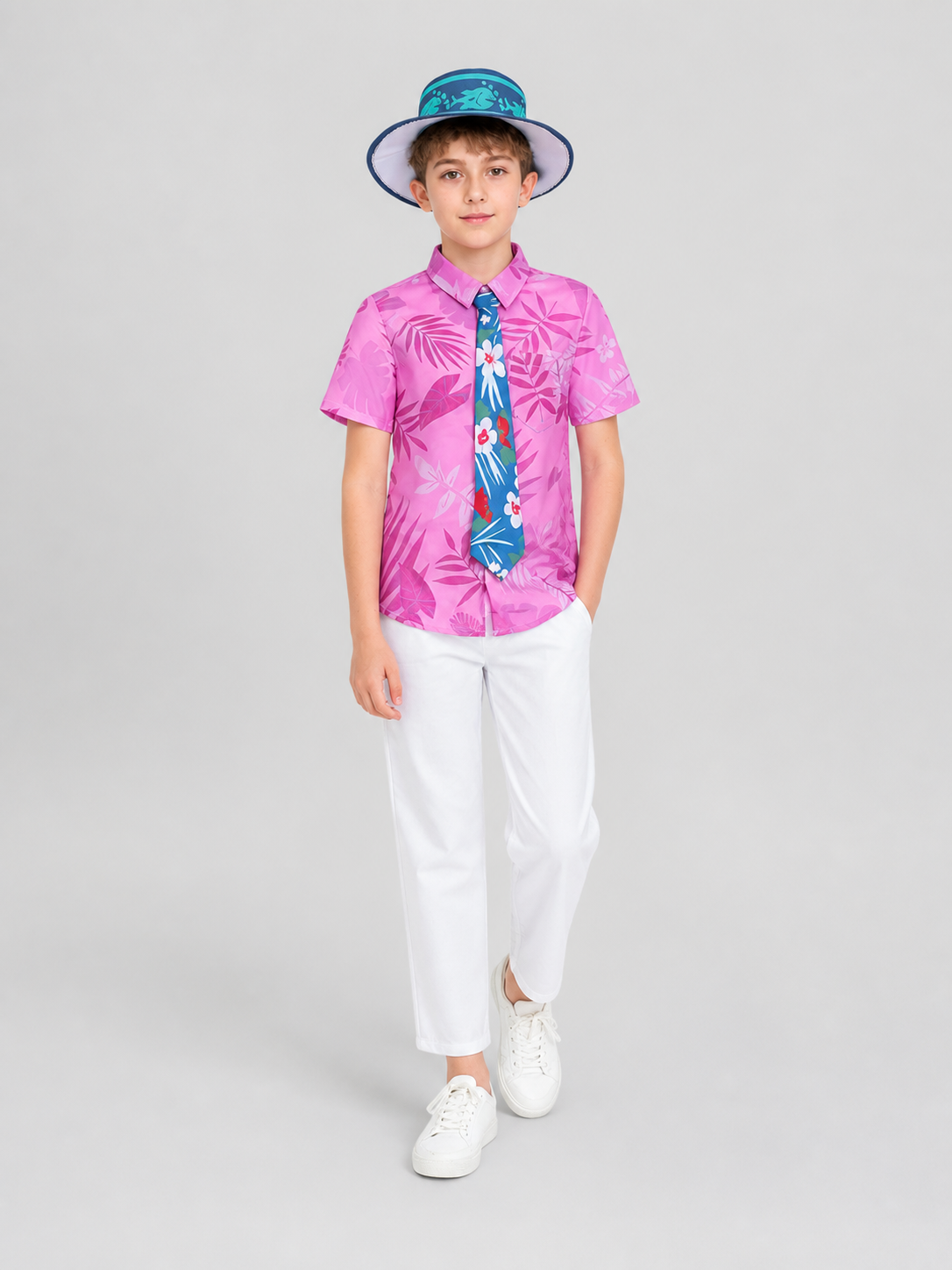 Nika Children's Performance Costume, 4 Pieces Costumes detail 2