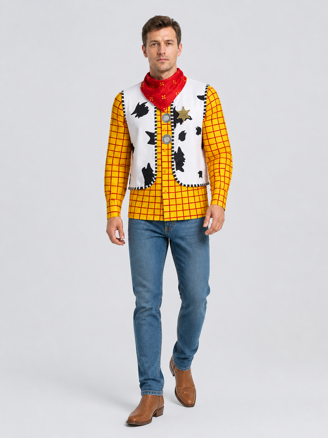 Woody Cosplay Costume from Toy Story, Shirt Costumes detail 2
