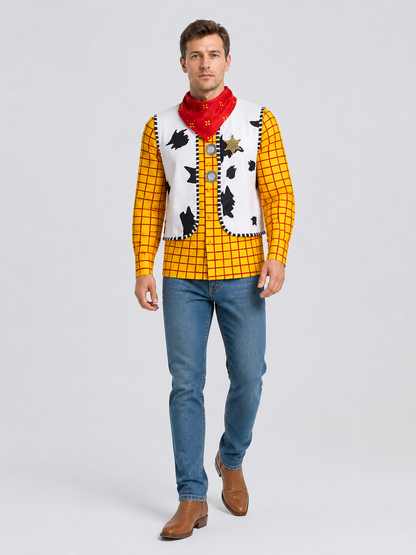 Woody Cosplay Costume from Toy Story, Shirt Costumes detail 2
