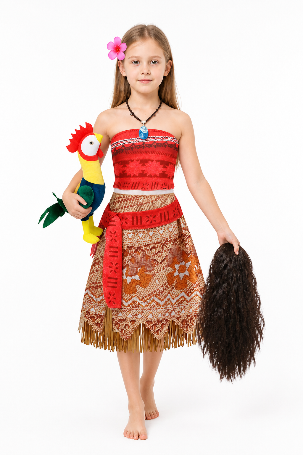 Kids' Moana Costume for Halloween with Accessories Costume Accessories detail 2