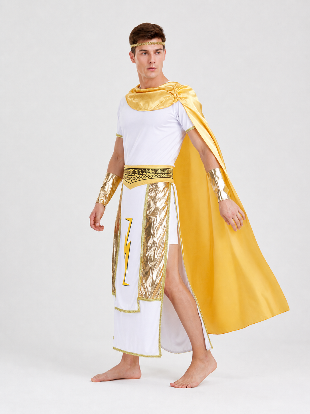 Greek Deity Carnival Costume with Cape