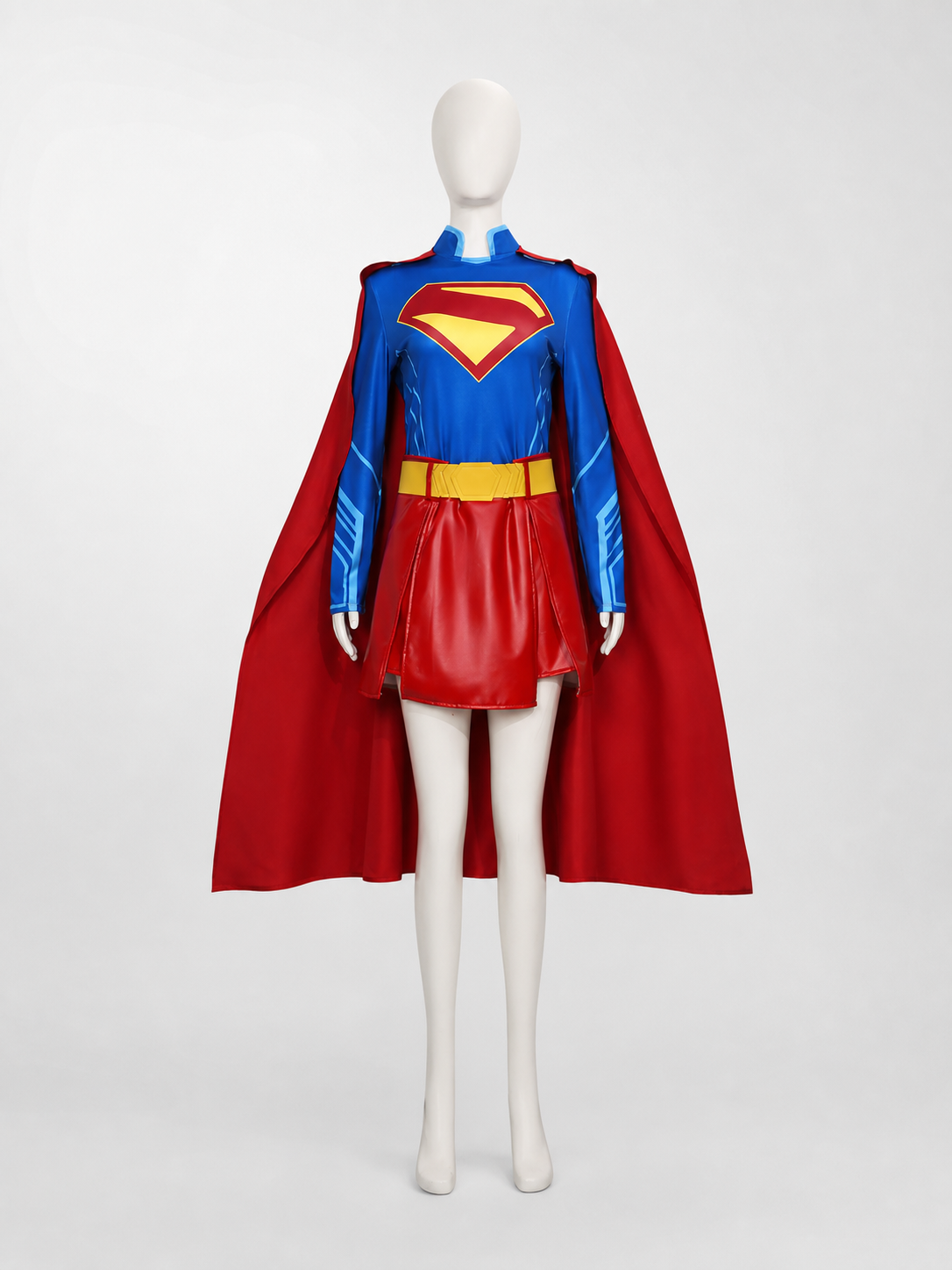 Character Cosplay Costume with Cape, Belt, and Skirt Costume Capes detail 2