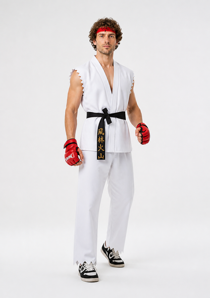 Ken Cosplay Costume: Jacket, Pants, and Belt Costumes detail