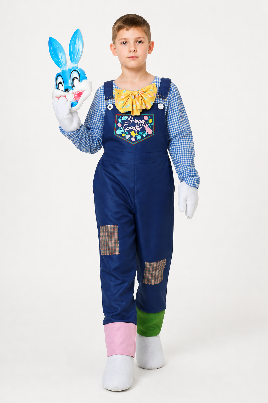 Clown Costume with Rabbit and Butterfly for Easter Costumes detail