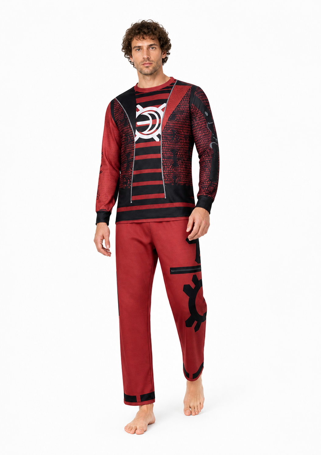 Children's Victor Costume, Red and Black, for Halloween Costumes detail 2