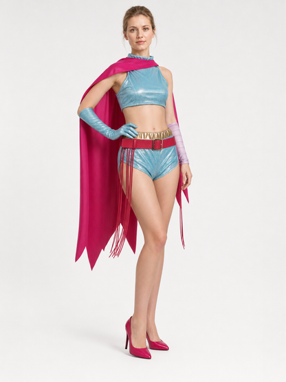 Gazelle Cosplay Costume from Zootopia 2, 6 Pieces Costumes detail 2