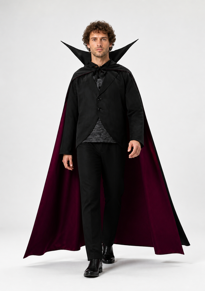 Vampire Costume with Cloak and Pants Costume Capes detail 2