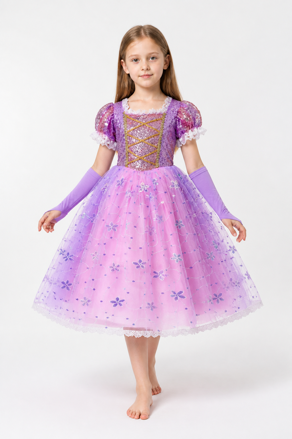 Children’s princess dress with a corset and full skirt product detail 2