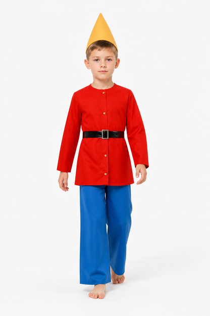 Gnome Costume with Red Jacket and Blue Pants Costumes detail 2