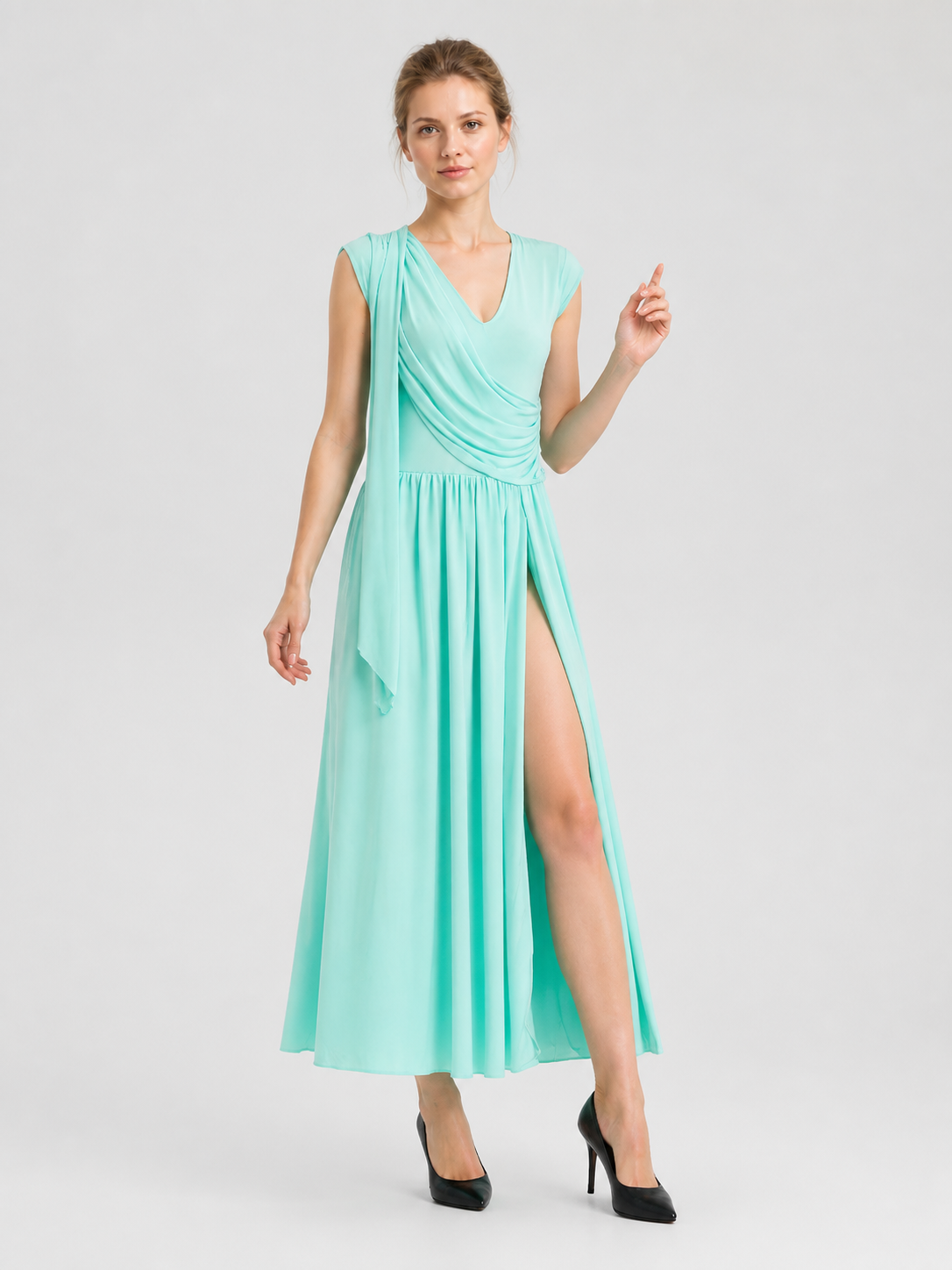 Statue of Liberty Dress for Halloween, Light Turquoise