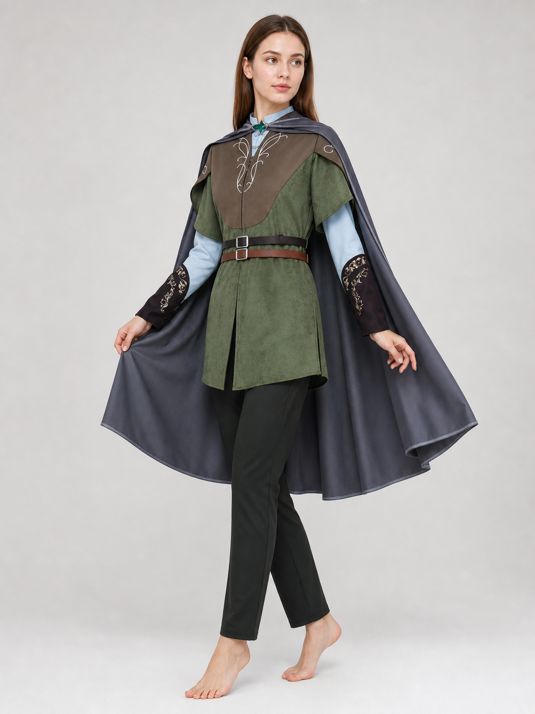 Legolas The Lord of the Rings Cosplay Costume with Cape