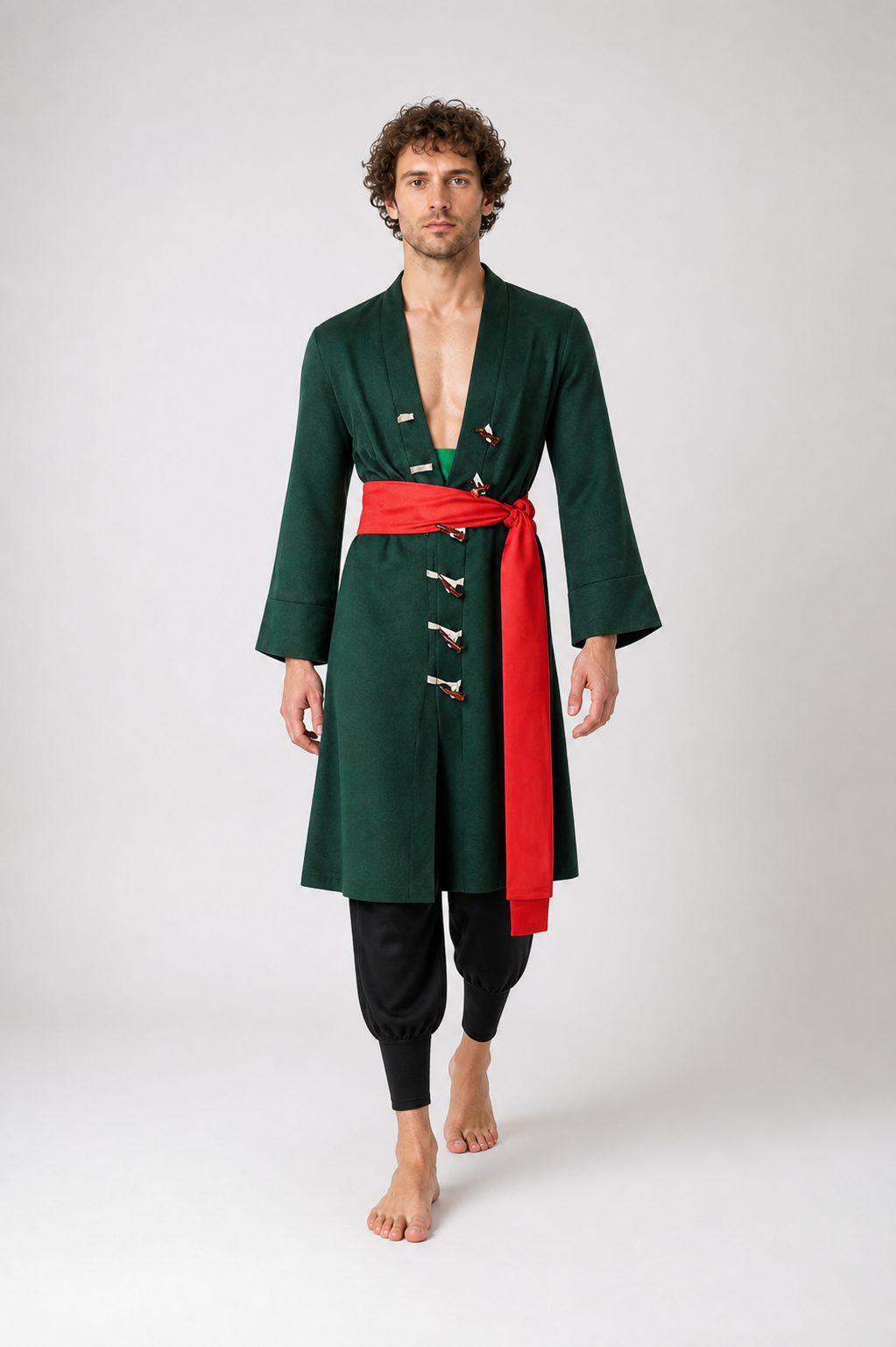 Zoro One Piece Cosplay Costume for Halloween Costumes detail 2