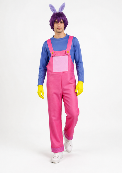 Pomni Cosplay Costume with Wig, Ears, and Gloves Costume Wigs detail 2