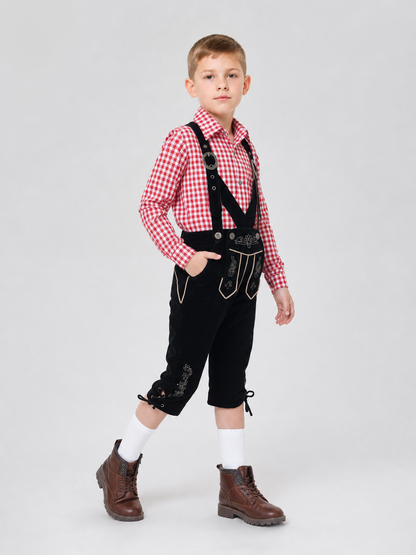 Carnival costume: plaid shirt and pants