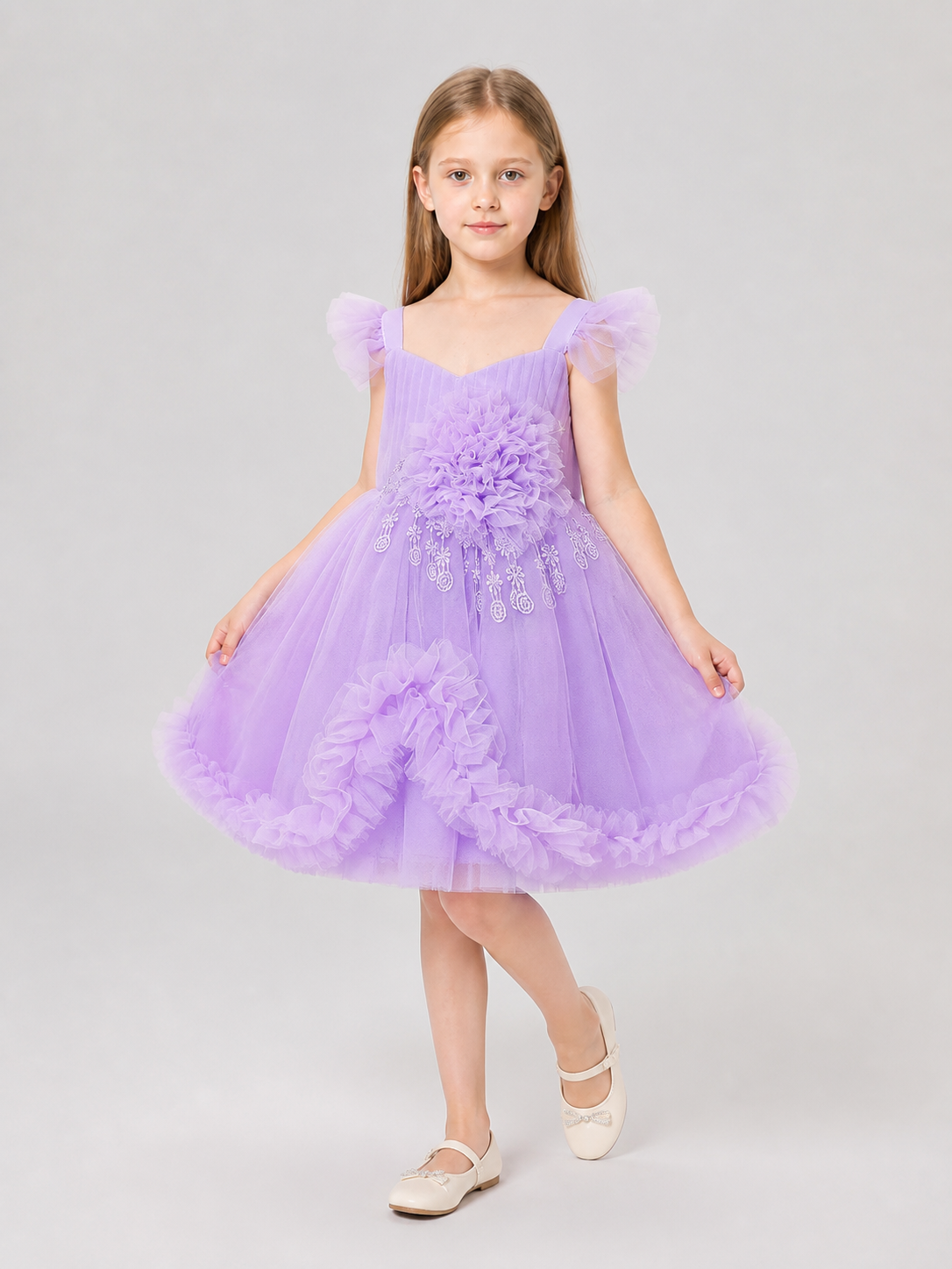 Girls' Dressy Tulle Princess Dress Costume Dresses detail 2